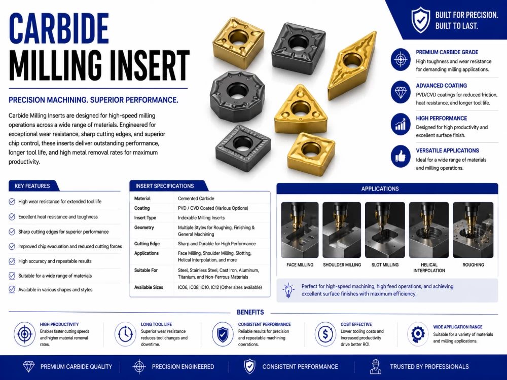 Carbide Milling Inserts